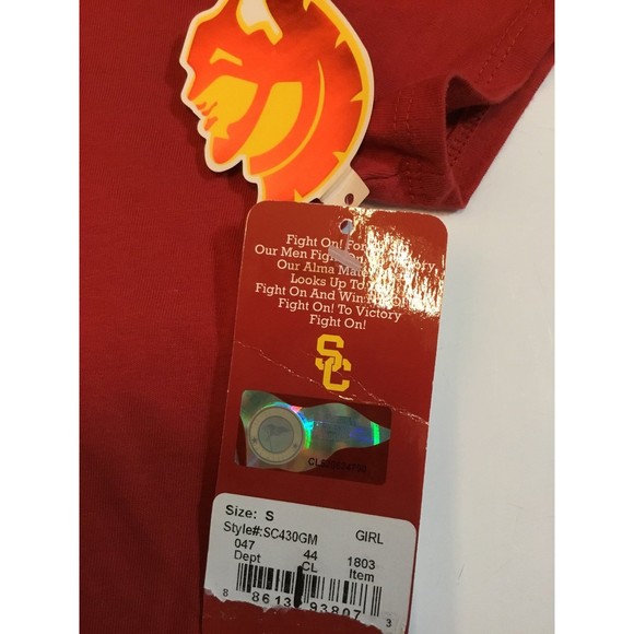 Southern Cal Authentic Apparel Girl’s  Fight On Tee NWT Size 7 - Picture 4 of 6